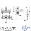 Ideal Standard B8259AA Mixer Spare Diagram