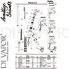 Armitage Shanks B8261AA Mixer Spare Tech Diagram