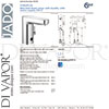 Jado B8295AA Mixer Spare Tech Diagram
