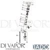 Jado B8296AA Spare Tech Diagram