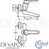 Ideal Standard B8312AA Spare Diagram