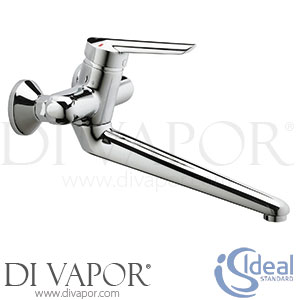 Ideal Standard B8313AA Ceraplus Basin Mixer Exposed with 250mm Spout, S-Connectors, Noise Reducers Spare Parts