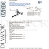 Jado B8314AA Mixer Spare Tech Diagram