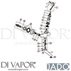 Jado B8315AA Mixer Spare Tech Diagram