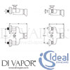 Ideal Standard B8320AA Mixer Spare Diagram