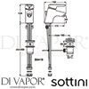 Sottini B8419AA GEN1 Mixer Spare Diagram