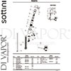 Sottini B8419AA GEN1 Mixer Spare Tech Diagram