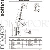 Sottini B8422AA GEN1 Mixer Spare Diagram