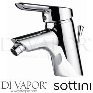 Sottini Rosita Single Lever One Taphole Bidet Mixer with Pop-Up Waste Spare Parts B8422AA GEN1