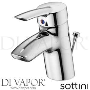 Sottini B8429AA Celano Single Lever 1 Taphole Basin Mixer with Pop-Up Waste Spare Parts