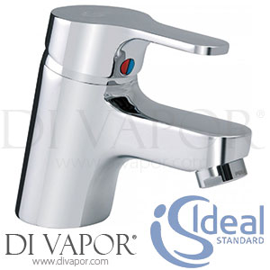 Ideal Standard B8578AA Slimline II One Hole Basin Mixer with Plastic Pop-Up Waste Spare Parts
