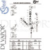 Ideal Standard B8588AA Mixer Spare Tech Diagram