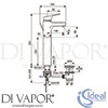 Ideal Standard B8595AA Mixer Spare Diagram