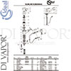 Ideal Standard B8598AA Mixer Spare Tech Diagram