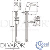 Ideal Standard B8630AA Mixer Spare Diagram