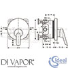 Ideal Standard B8653AA Mixer Spare Diagram