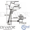 Ideal Standard B8668AA Mixer Spare Diagram