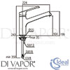 Ideal Standard B8981AA Mixer Spare Diagram