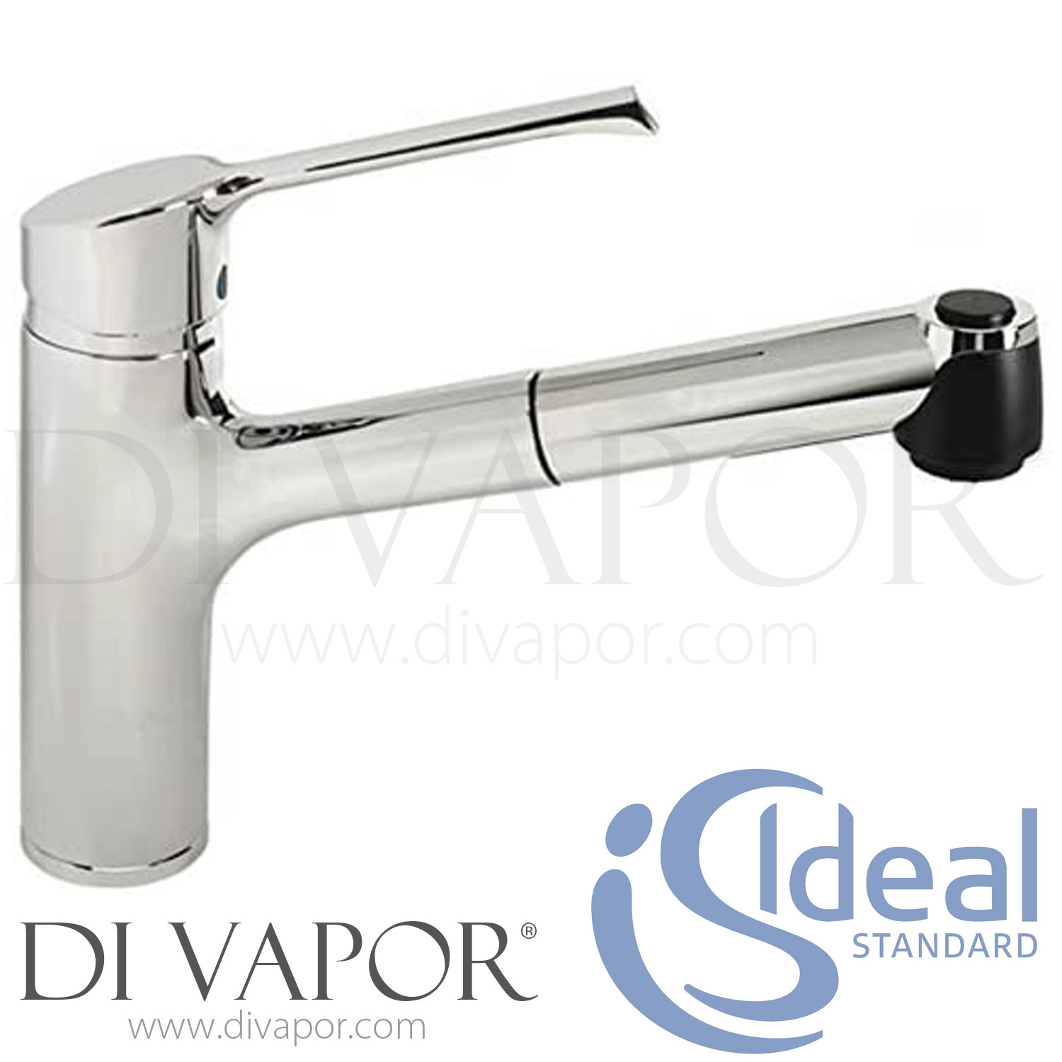 Ideal Standard B8988AA Retta Kitchen PullOut Spray Low Pressure ND