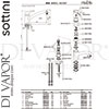Sottini B9053AA Mixer Spare Tech Diagram