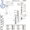 Ideal Standard B9055AA Spare Tech Diagram