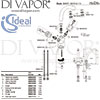 Ideal Standard Duro Sink Mixer R-Mounted Swivel Cst Spt Spares