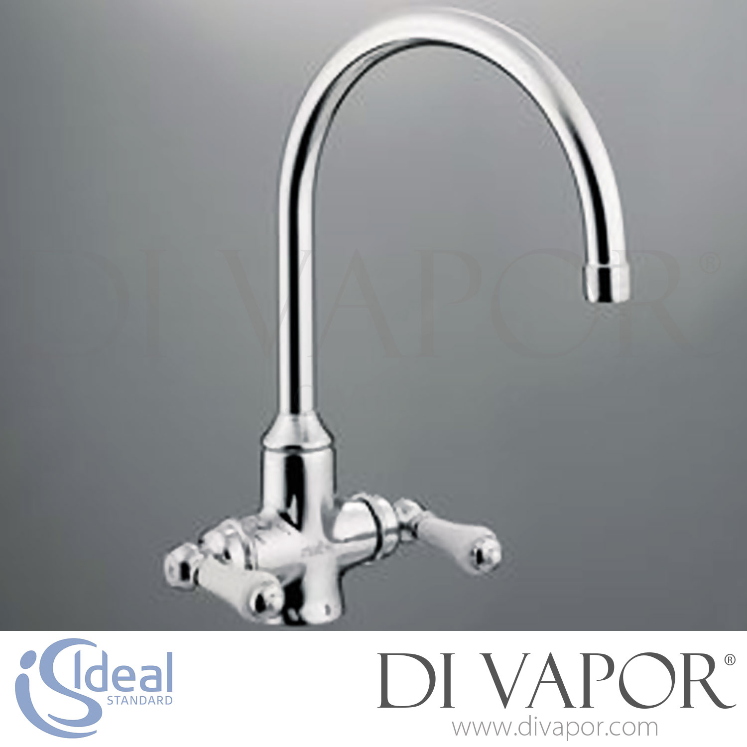 Ideal Standard B9064AA Pula Sink Mixer RMounted Chrome Dc Tub Spt
