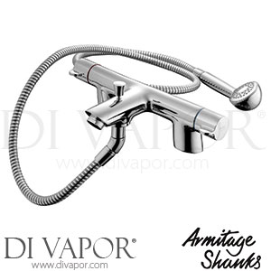 Armitage Shanks B9141AA Piccolo 21 Bath and Shower Mixer R-Mounted Chrome Dc & Kit Spare Parts