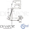 Ideal Standard B9290AA Mixer Spare Diagram