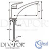 Ideal Standard B9292AA Mixer Spare Diagram