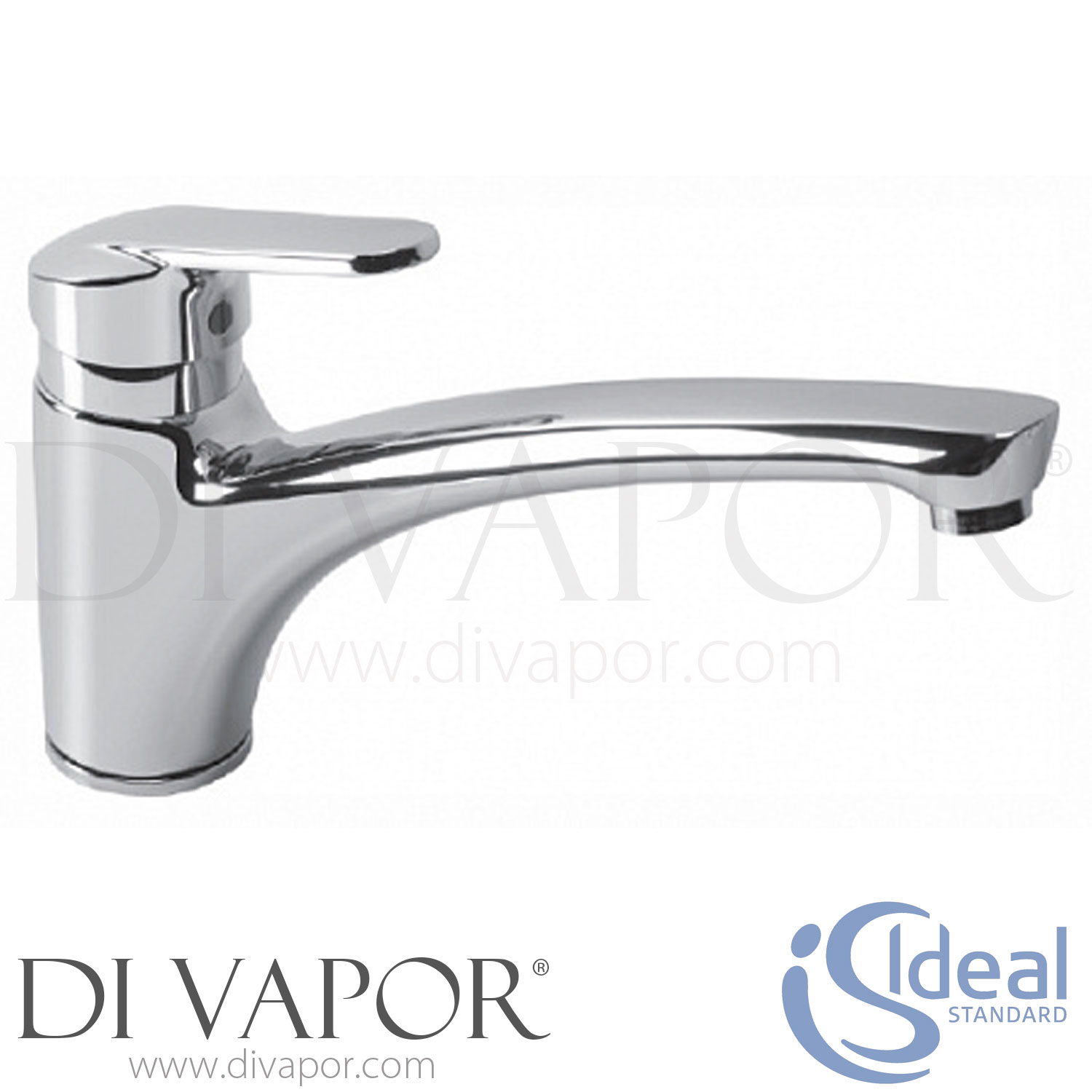 Ideal Standard B9292AA Playa One Hole Kitchen Mixer with Flexible Hoses G1/2 Tap Spare Parts