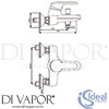 Ideal Standard B9294AA Mixer Spare Diagram