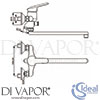 Ideal Standard B9295AA Mixer Spare Diagram