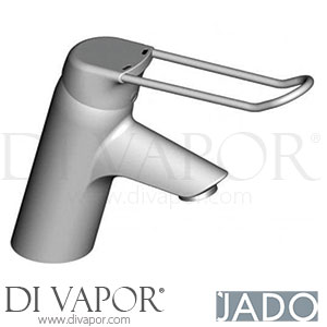 Jado B9478AA CeraPlus Basin Mixer with Open Handle 170mm without Waste Spare Parts