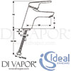 Ideal Standard B9562AA Diagram