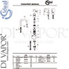 Ideal Standard B9564AA Mixer Spare Tech Diagram