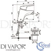 Ideal Standard B9565AA Mixer Spare Diagram