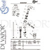 Ideal Standard B9565AA Mixer Spare Tech Diagram