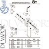 Ideal Standard B9570AA Mixer Spare Tech Diagram