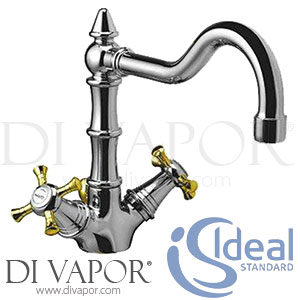 Ideal Standard B9654LS Reflections Basin Mixer with Swivel Spout Chrome/Gold Tap Spare Parts