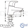 Ideal Standard B9685AA Spare Diagram