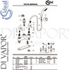 Ideal Standard B9688AA Mixer Spare Tech Diagram