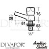 Armitage Shanks B9865AA GEN1 Spare Diagram
