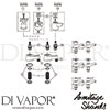 Armitage Shanks B9866AA GEN1 Spare Tech Diagram