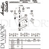Armitage Shanks B9870AA GEN1 Mixer Spare Tech Diagram