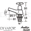 Armitage Shanks B9876AA GEN1 Spare Diagram