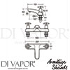 Armitage Shanks B9877AA GEN1 Mixer Spare Diagram