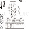 Armitage Shanks B9877AA GEN1 Mixer Spare Tech Diagram