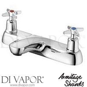Armitage Shanks B9877AA Sandringham 21 Bath Mixer Tap - Cross Handles - Spare Parts