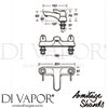 Armitage Shanks B9883AA GEN1 Mixer Spare Diagram